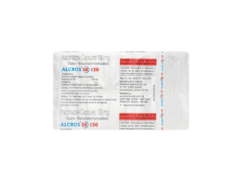 Alcros SB 130mg Capsule - Image 3
